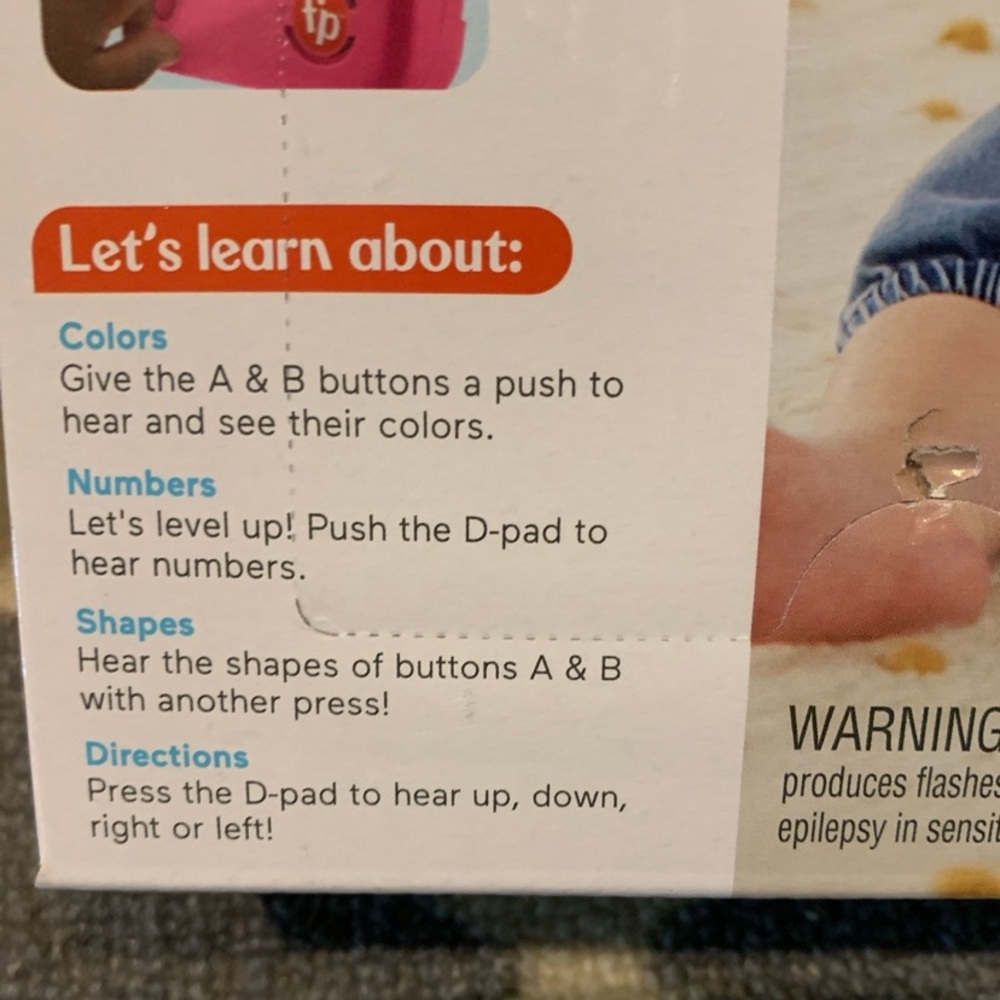 Fisher price baby and toddler interactive gamer toy - Picture 4 of 4